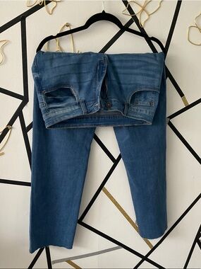 Classic Women's Blue Denim Jeans - Clean Mid Wash